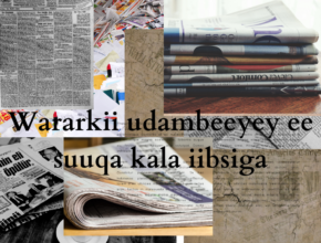 warka udambeeyey ee suuqa kala iibsiga