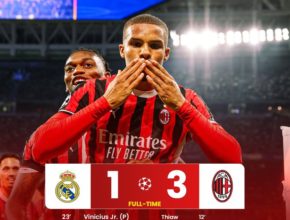 YAAB! Ac milan oo dhulka ku jiiday Real madrid